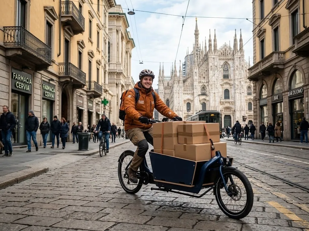 Consegna in bicicletta Fruitime